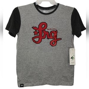 LRG Lifted Research Group Youth T-Shirt  Gray  Size L  (14-16)  Graphic Tee.